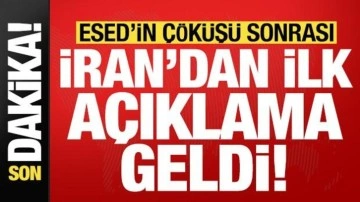 Son dakika: Esed'in çöküşü sonrası İran'dan merakla beklenen ilk açıklama!