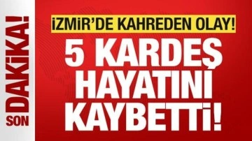 Son dakika: İzmir'de soba faciası: 5 kardeş hayatını kaybetti