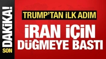 Son dakika! Trump, İran'a yönelik kararnameyi imzaladı