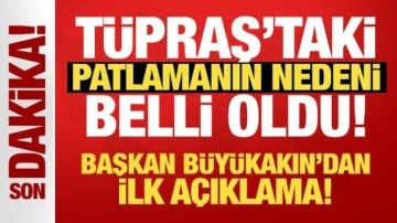 Son Dakika: TÜPRAŞ  rafinerisinde patlama!