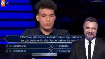 Süper Lig tarihinde en çok beraberlik alan takım hangisi? Milyoner'de 200.000 TL'lik soru!