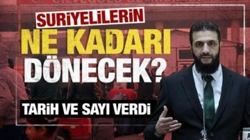 Suriyelilerin ne kadarı ülkesine dönecek? Ahmed Şara açıkladı