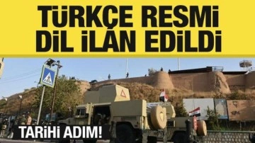 Tarihi adım! Bir bölgede daha Türkçe resmi dil ilan edildi