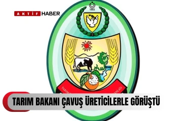  Tarım Bakanı Çavuş Aydınköy’de tarımsal üretimle ilgili görüş alışverişinde bulundu