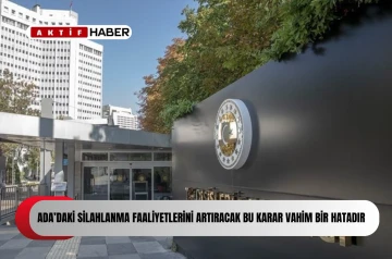  TC Dışişleri Bakanlığı, ABD'nin Rumlara silah satışı kararını kınadı...