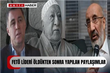 Terörist başını böyle andılar! isim isim skandal 'Gülen' paylaşımı!