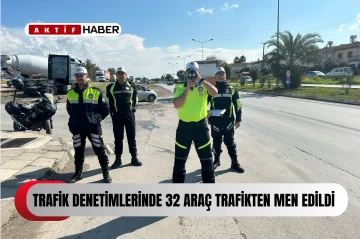  Trafik denetimlerinde 18 alkollü sürücü rapor edildi...