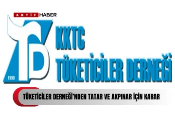  Tüketiciler Derneği Cumhurbaşkanı Tatar'ı &quot;Onursal Başkan&quot; yapma, Serhat Akpınar’ı da ödüllendirme kararı aldı