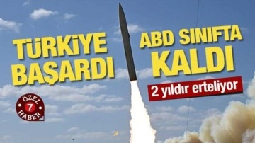 Türkiye başardı, ABD sınıfta kaldı! 2 yıldır erteliyor