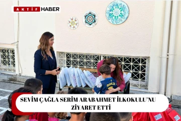  Türkiye Lefkoşa Büyükelçisi'nin eşi Sevim Çağla Serim, Arabahmet İlkokulu’nu ziyaret etti...