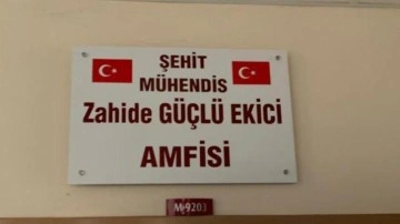 TUSAŞ'taki şehidini adı Balıkesir Üniversitesinde yaşayacak