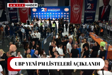  UBP Parti Meclisi'ni kazananların kesin listesi açıklandı...