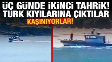 Üç günde ikinci ihlal: Yunan botu Türk kıyılarına çıktı