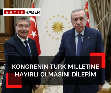 Üstel, yeniden Ak Parti Genel Başkanı seçilen Erdoğan'ı tebrik etti...