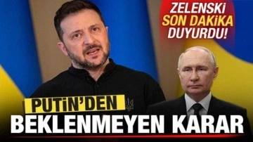 Zelenski son dakika duyurdu! Putin'den beklenmeyen ateşkes kararı